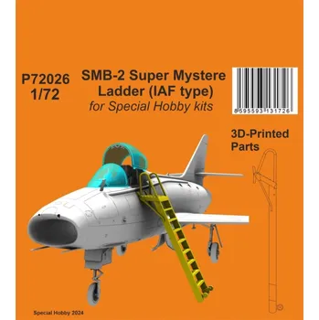 Plastikový model 1/72 SMB-2 Super Mystere Ladder IAF type (3D Pr.)