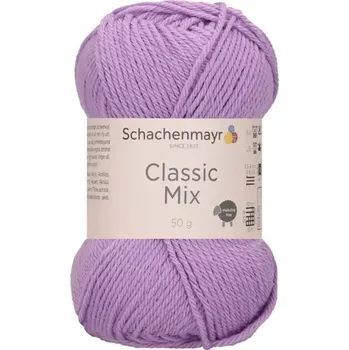 Příze Schachenmayr Classic Mix 45 Fialová (Směsová příze Classic Mix 45 Lilac)