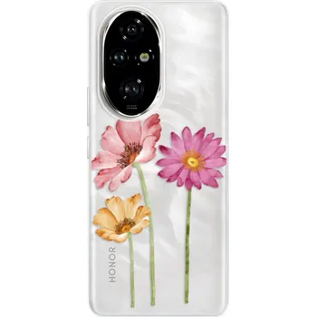 Pouzdro na mobilní telefon Odolné silikonové pouzdro iSaprio - Three Flowers - Honor 200 Pro
