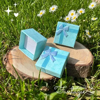 Dárková krabička Atelier Fantazie - Dárková krabička na prstýnek - 90002 - mint