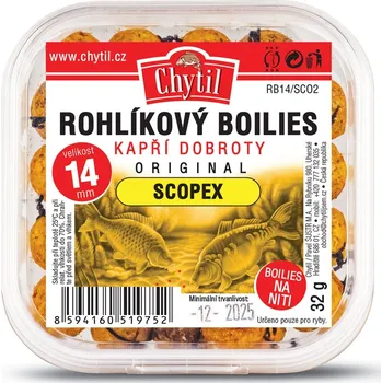 Boilies Chytil Rohlíkový boilies 14 mm, 32 g Příchuť Tygčí Ořech
