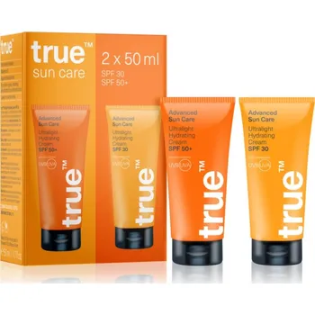 Opalování true men skin care Sun Care hydratační ochranný krém SPF 30 50 ml + hydratační oční krém SPF 50+ 50 ml