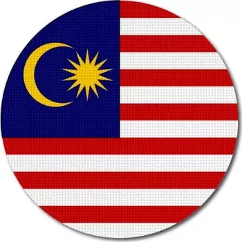 Vlajka Pelisport Malajsijská vlajka kulatá ø 45 mm