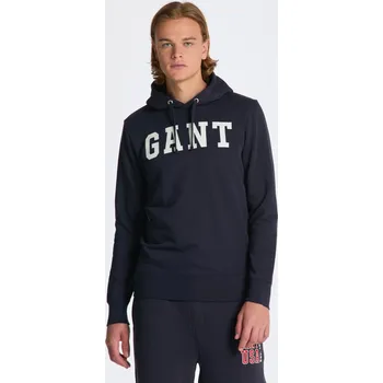 Pánská mikina MIKINA GANT MD. SWEAT HOODIE EVENING BLUE