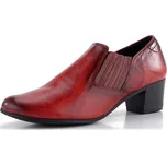 Barton červené polobotky na podpatku 2346 - 38 | P690514