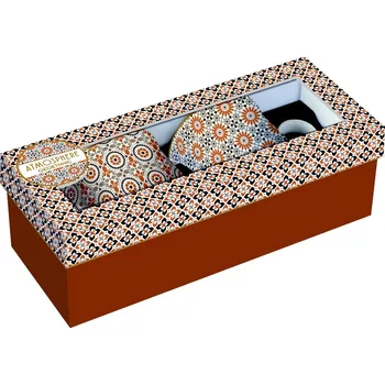 Stolování Porcelánové hrnky Geoethnic v dárkové krabičce