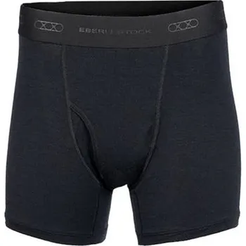 Pánské termo spodní prádlo EBERLESTOCK Trenýrky funkční LOCHSA 180 MERINO ČERNÉ velikost: XL