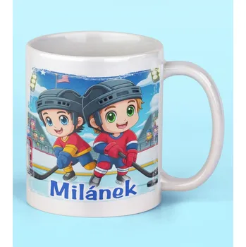 Hrnek se jménem Hokejisti - Modrá / Keramický 0,29 l