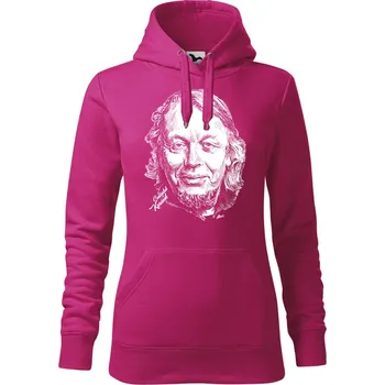 Pánská mikina Mikina - Svatopluk Karásek Barva: Purpurová (40), Velikost: XS, Střih: Dámské