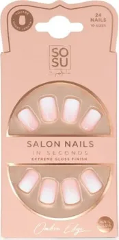 Umělé nehty SOSU Cosmetics Salon Nails 24 ks Ombre Edge