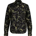 KOŠILE GANT REG LINE DRAWING COT VOILE SHIRT EBONY BLACK