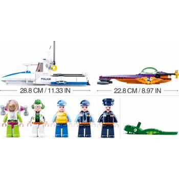 Stavebnice Sluban M38-B0827 Chytání mořského bandity