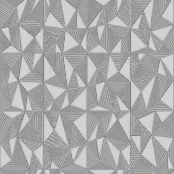 Tapeta AdaWall Geometrická vliesová tapeta na zeď, šedá, 23204-3, Omega, AdaWall, velikost 10 x 1,06 m