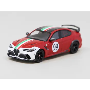 autíčko Alfa Romeo Giulia GTAm Rosso GTA #99 Centro Stile Livery 1:64 - BBR Models Alfa Romeo Giulia GTAm Rosso GTA No.99 - kovový model auta 1/64