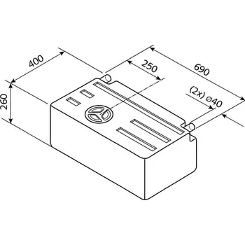 Příslušenství ke karavanu REIMO Univerzální nádrž na vodu Varianta: 63 litrů