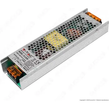 Napájecí zdroj pro osvětlení V-TAC Kovový napájecí zdroj pro LED pásky-250W-24V-10A-IP20 VT-22250