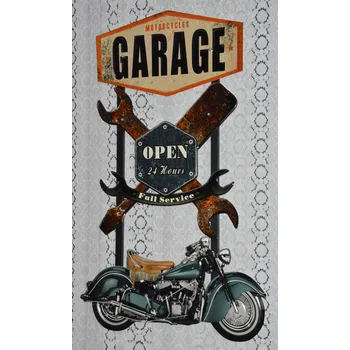 Plechová cedule Retro plechová cedule - Garage - na stěnu