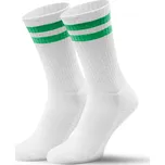 Tenisové ponožky Mr Socks - zelené proužky - vel. 37 - 41 sublimace termotransfer