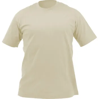 Pánské tričko SEFIS Street tričko béžové bez potisku velikost M