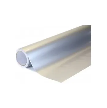 Polep vozidla Lesklá stříbrná auto wrap fólie 152x1500cm - interiér/exteriér