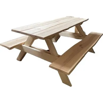 Zahradní sestava DZ-SERVICE Zahradní nábytek pivní set z masivu ZNM-080, bez povrchové úpravy (DZ-SERVICE Zahradní nábytek pivní set z masivu ZNM-080, bez povrchové úpravy)