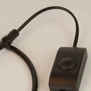 Lampička Searchlight Stolní lampa Dulwich, stmívatelná, černá, kov, 57 cm, E27 - Délka přívodního kabelu 180 cm 1 x 60 W - Doprava zdarma