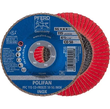 Brusný talíř Lamelový brusný kotouč cofreeze vypouklý 115mm k50 pferd 67711550