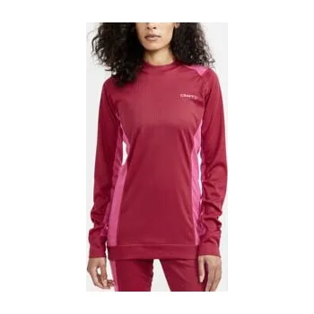 Set dámského termoprádla W Set CRAFT CORE Dry Baselayer Velikost: L, Barva: růžová