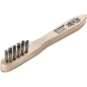 Drátěný kartáč Lessmann 125241 | Kartáč na zapalovací svíčky standard 3-radová, nerezový drát, zvlněný 0,20