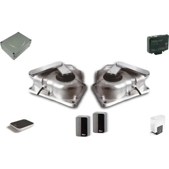 Pohon brány M-FAB HI-SPEED podzemní sada pro dvoukřídlou bránu do 3m/křídlo, 2x ME3024HS (24 V, 170 W, 250 Nm), 1x MC824H, 1x OXIBD, 1x ON2E, 1 pár EPMB, 1x ELDC