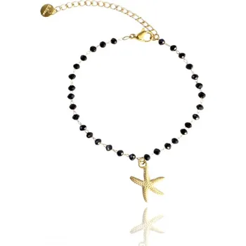 Módní doplněk Carla Dámský náramek Jointre černo-zlatá One size