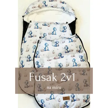 Fusak Fusak do kočárku 2v1 - vlastní design