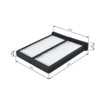 Kabinový filtr Kabinový filtr Mitsubishi LANCER VI (CJ_, CP_) Bosch - 1.312V