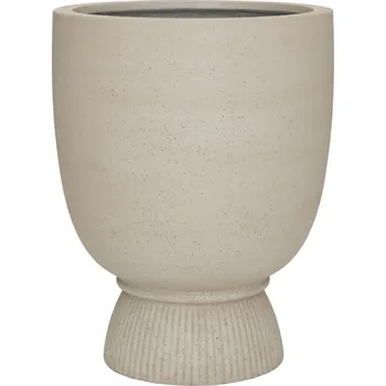 Květináč Jola High Beige Washed L - Ø 53 cm / V 68 cm