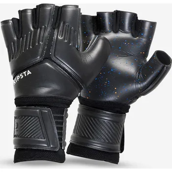 Brankářské rukavice KIPSTA Brankářské rukavice na futsal 10 ČERNÁ