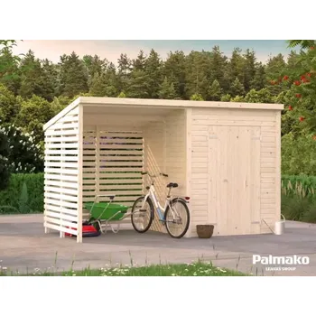 Zahradní domek Zahradní domek Palmako LEIF 3,0 + 2,9 m2 (Rozměr: 370x170 cm, tl.16+32 mm)