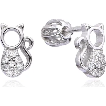 Módní doplněk Jan Kos jewellery Stříbrné náušnice MHT-3465/SW00