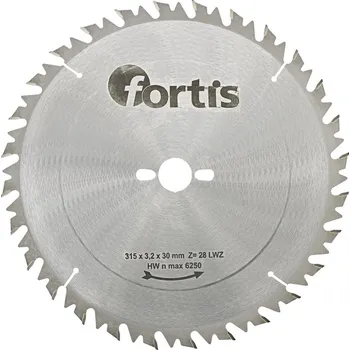 Pilový kotouč Pilový kotouč hw 315 x 3,2 x 30 mm z28lwz fortis