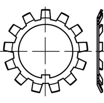 podložka Podložka pro KM 10 matici dle din 5406 p50