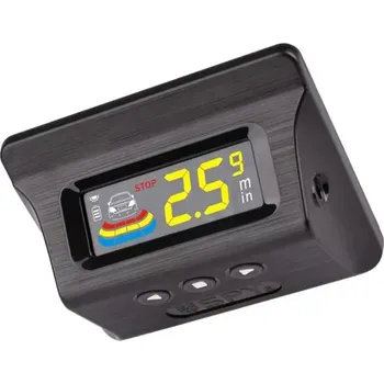 Parkovací asistent Parkovací systém bezdrátový s LCD, solární napájení, 4 senzory (ps4ws)