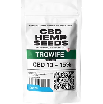 CBD CzechCBD TroWife CBD Počet semen: 3 ks