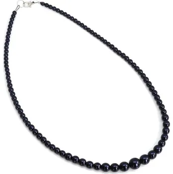 Náhrdelník Náhrdelník perličkový černý Carloo
