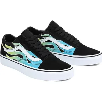 Pánské tenisky VANS boty - Old Skool Glow Flame Black White (BA2)