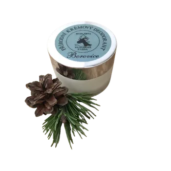 Přírodní krémový deodorant Borovice