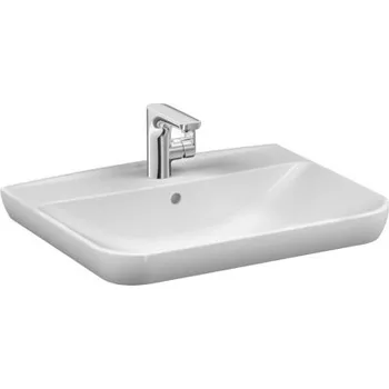 Umyvadlo Vitra SENTO umyvadlo 63 cm, s otvorem pro baterii, s přepadem, hygiene