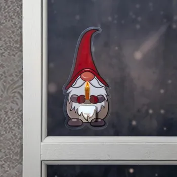 Vánoční dekorace Vánoční okenní dekorace Windo trpaslík