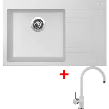 Granitový dřez Akční Sinks RIM 780 L Milk + VITALIA GR