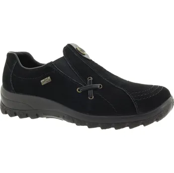 Dámské polobotky RIEKER Dámské kožené černé polobotky L7171-00-245 Velikost 42