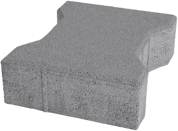 Betonová zámková dlažba DITON ÍČKO 20 x 16,5 x 6 cm přírodní 1 m² | cena za m²