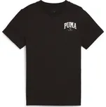 Dětské funkční tričko s krátkým rukávem Puma SQUAD SMALL GRAPHIC TEE K černé 682773-01 - 140 cm | UK 2,5 | US 3,5